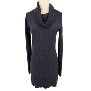 Smartwool Gray Merino Wool Sweaterdress – SZ Small - Warm Breathable Turtleneck